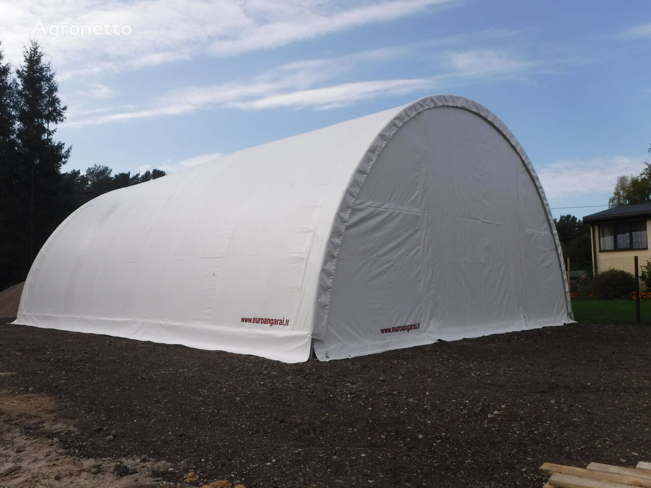 Tentinis angaras ULA110 | Storage tent shelter fabric hangar