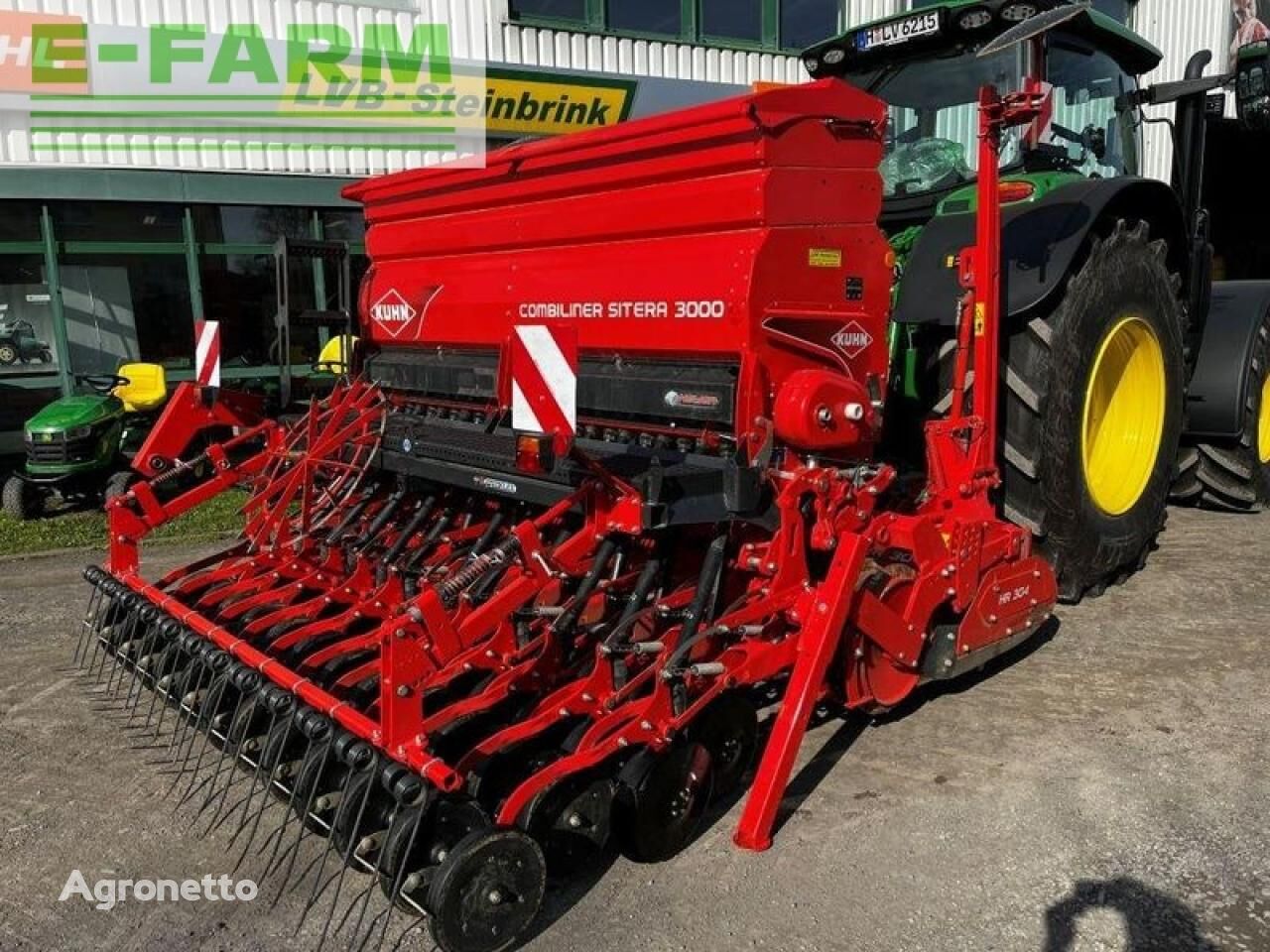 Kuhn sitera 3000-24ds mit hr304d - alle sähschare neu manual seed drill