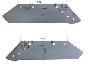 6-otworowy mocna stal! ploughshare for Kuhn plough