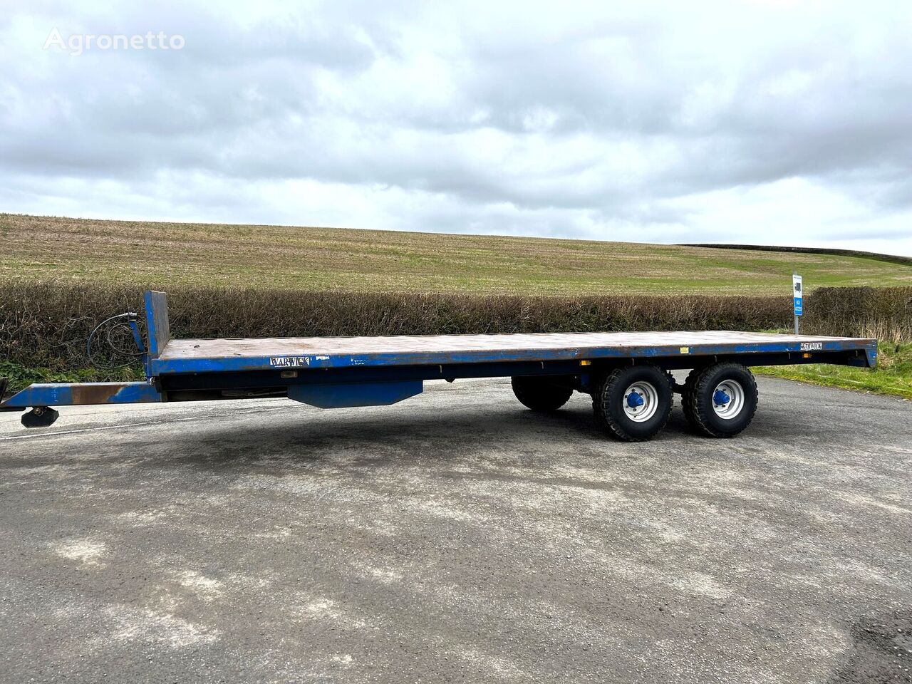 Warwick 25 foot 10 tonne bale trailer  tractor trailer