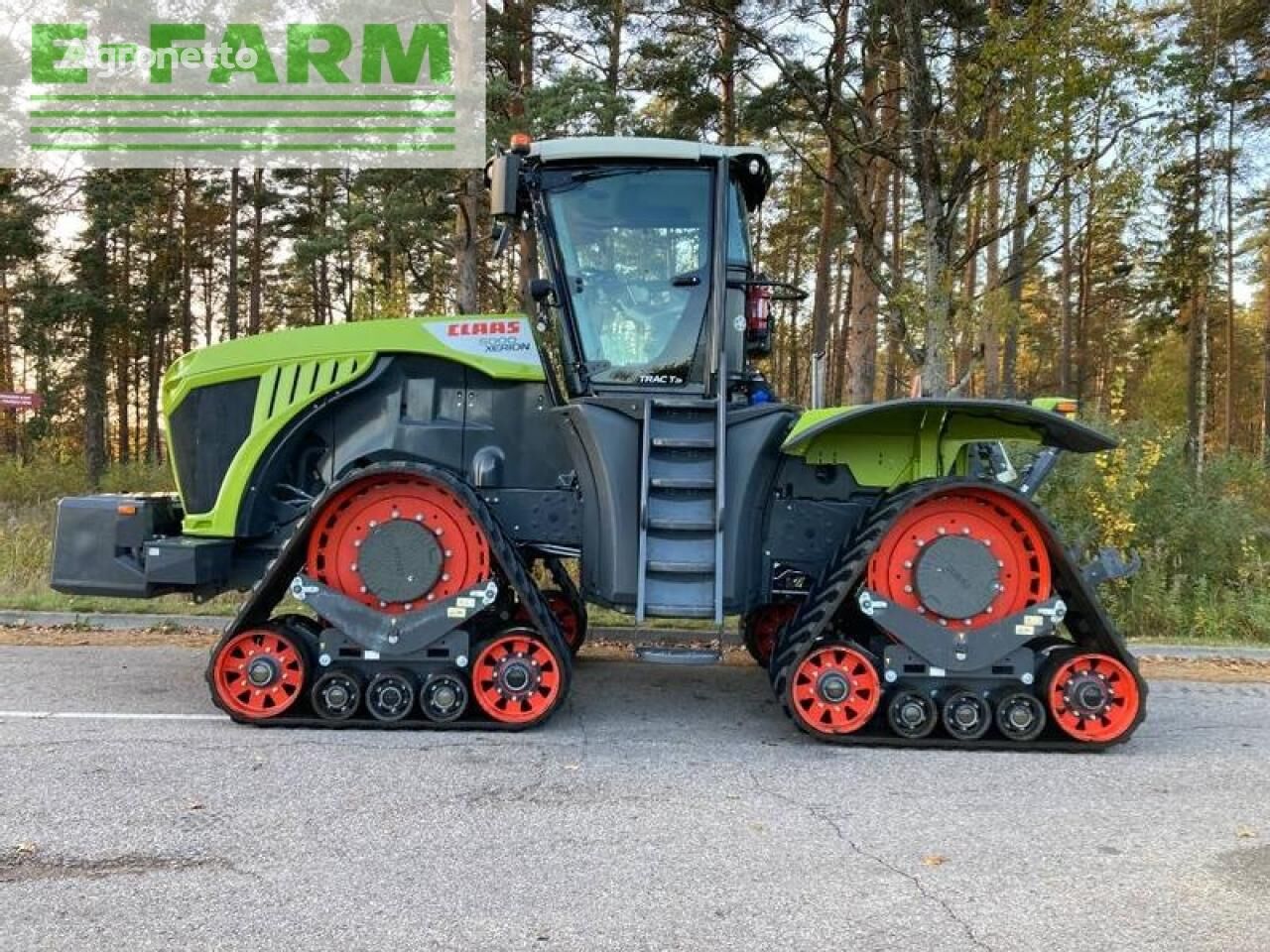 xerion 5000 trac ts wheel tractor